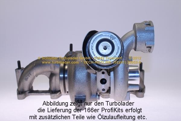 Schlütter Turbolader 166-00320 - Турбина, принудително пълнене с въздух vvparts.bg