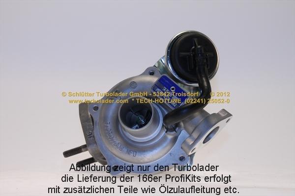 Schlütter Turbolader PRO-00295 - Турбина, принудително пълнене с въздух vvparts.bg