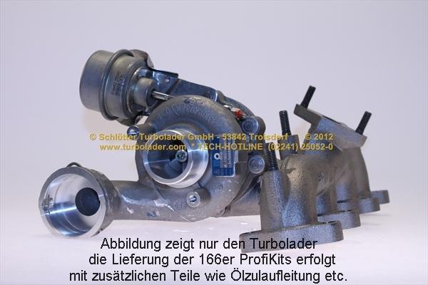 Schlütter Turbolader 166-00280 - Турбина, принудително пълнене с въздух vvparts.bg
