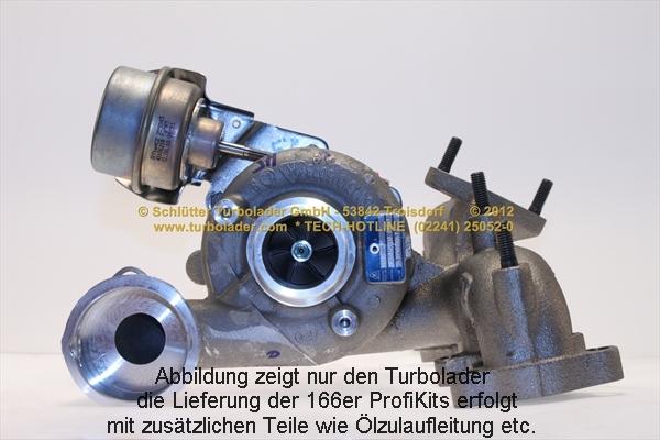 Schlütter Turbolader 166-00230 - Турбина, принудително пълнене с въздух vvparts.bg