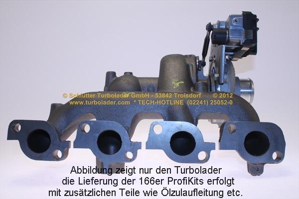 Schlütter Turbolader 166-00735 - Турбина, принудително пълнене с въздух vvparts.bg
