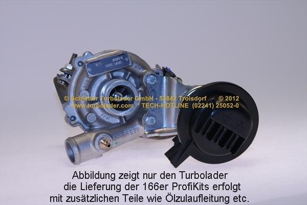 Schlütter Turbolader 166-00775 - Турбина, принудително пълнене с въздух vvparts.bg