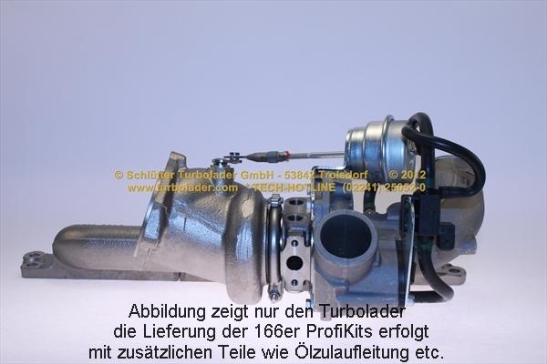 Schlütter Turbolader PRO-01065 - Турбина, принудително пълнене с въздух vvparts.bg