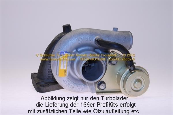 Schlütter Turbolader PRO-01085 - Турбина, принудително пълнене с въздух vvparts.bg