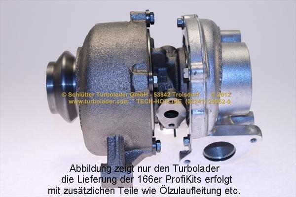 Schlütter Turbolader PRO-01035 - Турбина, принудително пълнене с въздух vvparts.bg