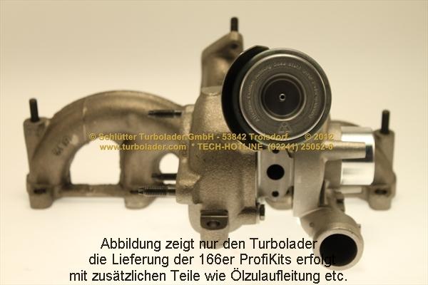 Schlütter Turbolader 166-03070EOL - Турбина, принудително пълнене с въздух vvparts.bg