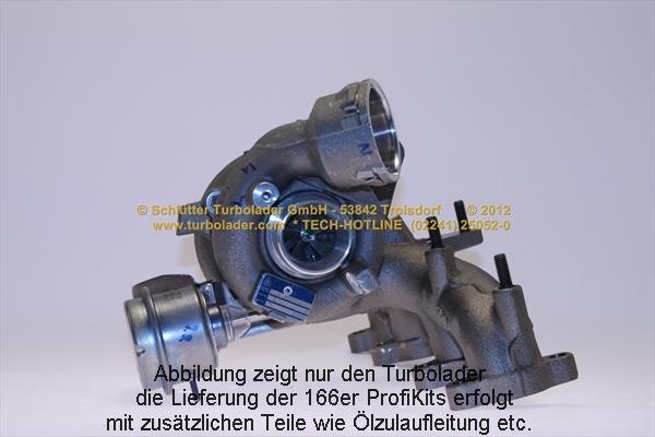 Schlütter Turbolader 166-02780 - Турбина, принудително пълнене с въздух vvparts.bg