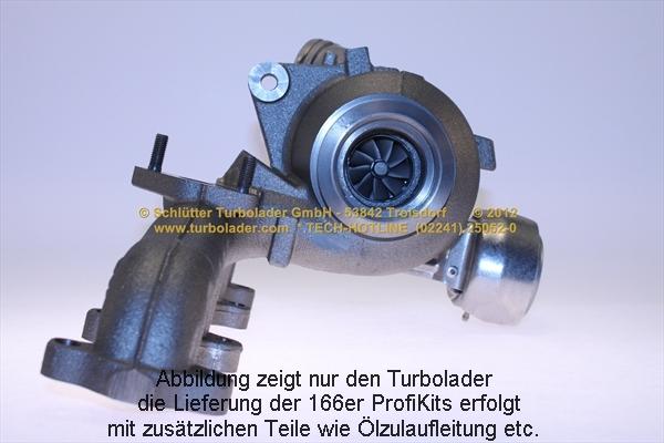 Schlütter Turbolader 166-02791EOL - Турбина, принудително пълнене с въздух vvparts.bg