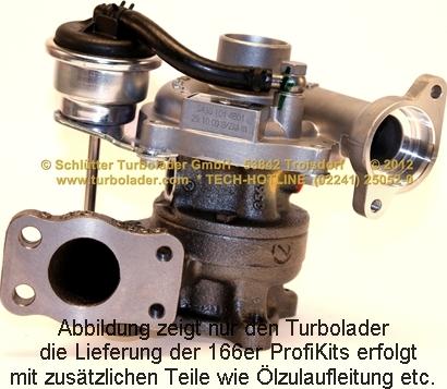 Schlütter Turbolader PRO-07040 - Турбина, принудително пълнене с въздух vvparts.bg