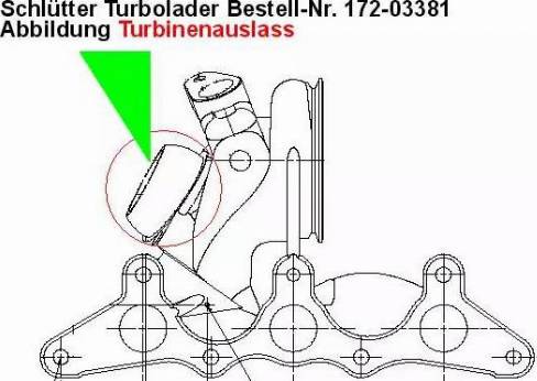 Schlütter Turbolader 172-03381 - Турбина, принудително пълнене с въздух vvparts.bg