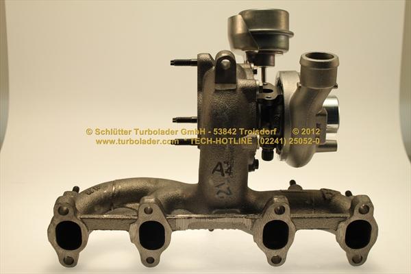 Schlütter Turbolader 172-07061 - Турбина, принудително пълнене с въздух vvparts.bg