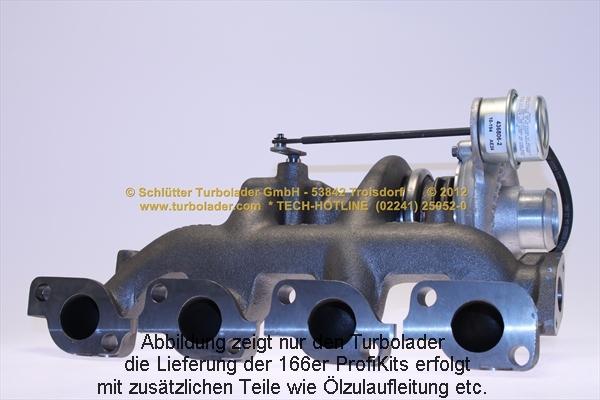 Schlütter Turbolader PRO-05111 - Турбина, принудително пълнене с въздух vvparts.bg