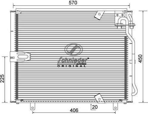 SCHNIEDER AUTOTECH BMS85.00058 - Кондензатор, климатизация vvparts.bg