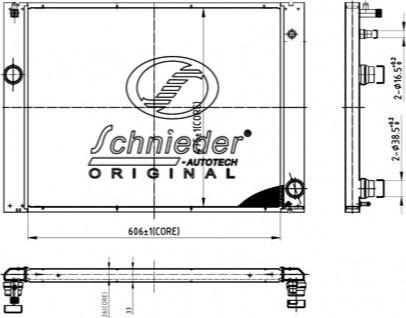 SCHNIEDER AUTOTECH BMS33.00026 - Радиатор, охлаждане на двигателя vvparts.bg