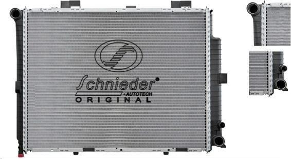 SCHNIEDER AUTOTECH BZS33.00049 - Радиатор, охлаждане на двигателя vvparts.bg