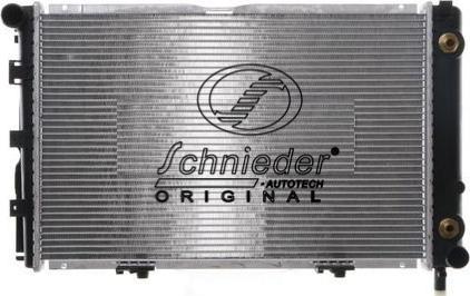 SCHNIEDER AUTOTECH BZS33.00041 - Радиатор, охлаждане на двигателя vvparts.bg