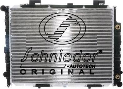 SCHNIEDER AUTOTECH BZS33.00042 - Радиатор, охлаждане на двигателя vvparts.bg