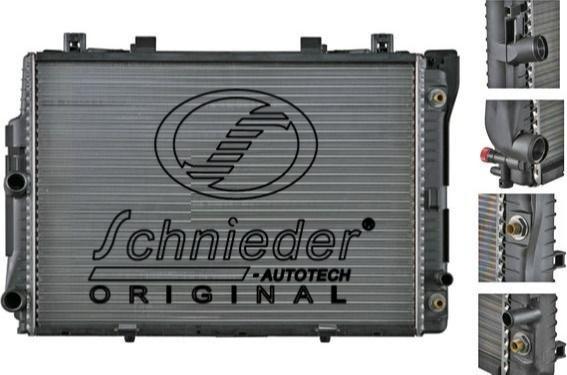 SCHNIEDER AUTOTECH BZS33.00069 - Радиатор, охлаждане на двигателя vvparts.bg