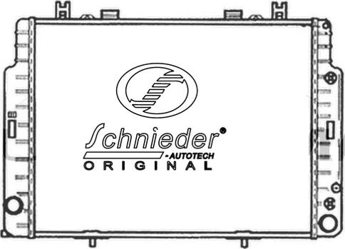 SCHNIEDER AUTOTECH BZS33.00067 - Радиатор, охлаждане на двигателя vvparts.bg