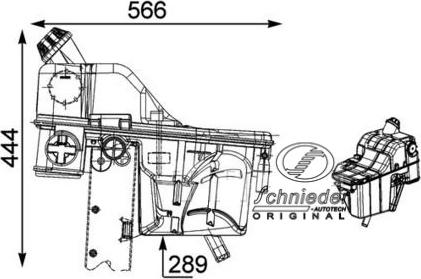 SCHNIEDER AUTOTECH BZT32.00001 - Разширителен съд, охладителна течност vvparts.bg