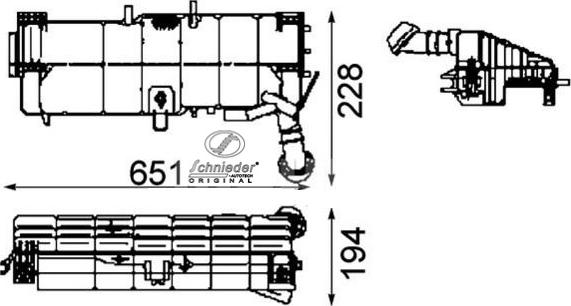 SCHNIEDER AUTOTECH BZT32.00002 - Разширителен съд, охладителна течност vvparts.bg