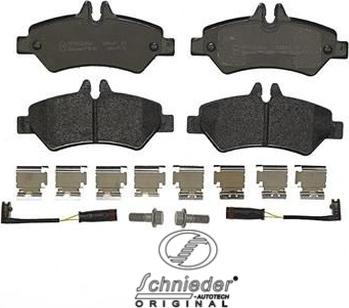 SCHNIEDER AUTOTECH SBP005-351 - Комплект спирачно феродо, дискови спирачки vvparts.bg