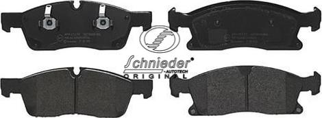 SCHNIEDER AUTOTECH SBP019-701 - Комплект спирачно феродо, дискови спирачки vvparts.bg