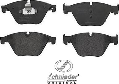 SCHNIEDER AUTOTECH SBP015-261 - Комплект спирачно феродо, дискови спирачки vvparts.bg