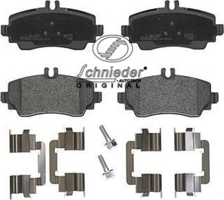 SCHNIEDER AUTOTECH SBP018-311 - Комплект спирачно феродо, дискови спирачки vvparts.bg