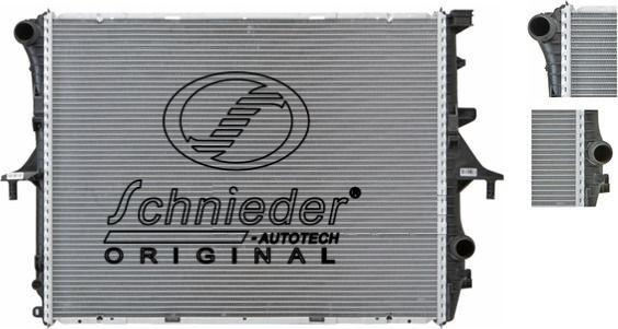 SCHNIEDER AUTOTECH VAS33.00156 - Маркуч на радиатора vvparts.bg