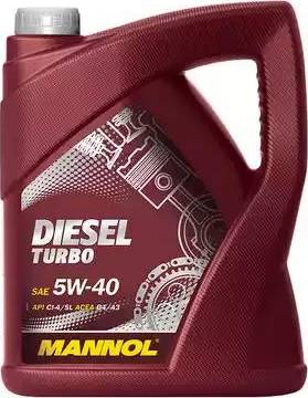 SCT-MANNOL Diesel Turbo 5W-40 - Двигателно масло vvparts.bg