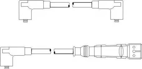 SCT-MANNOL PS 6716 - Комплект запалителеи кабели vvparts.bg