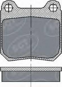 SCT-MANNOL SP 162 - Комплект спирачно феродо, дискови спирачки vvparts.bg