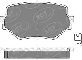 SCT-MANNOL SP 346 PR - Комплект спирачно феродо, дискови спирачки vvparts.bg