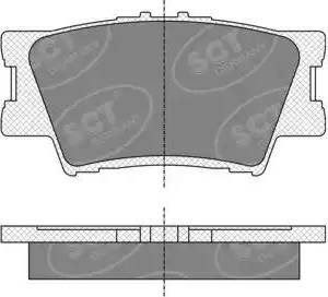 SCT-MANNOL SP 336 PR - Комплект спирачно феродо, дискови спирачки vvparts.bg