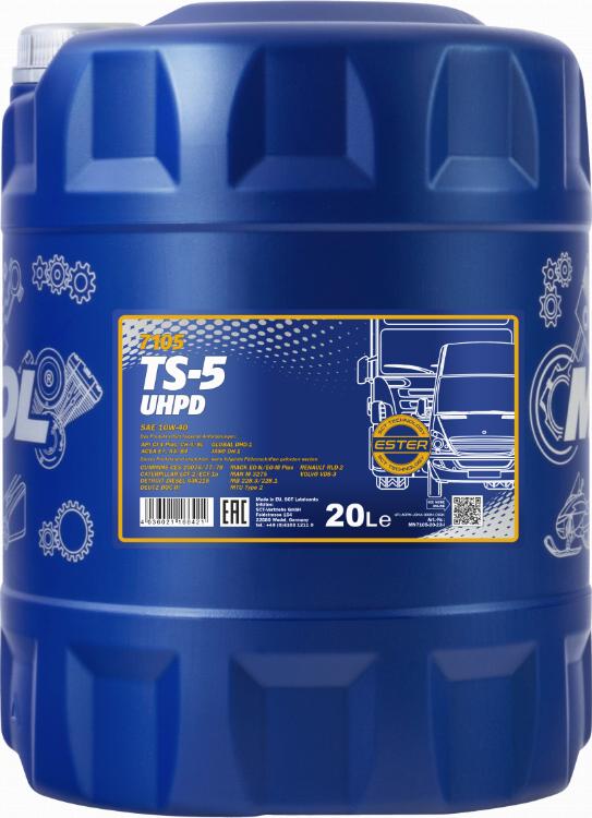 SCT-MANNOL TS-5 UHPD 10W-40 - Двигателно масло vvparts.bg