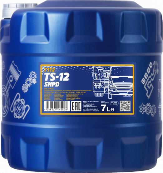 SCT-MANNOL TS-12 SHPD 10W-30 - Двигателно масло vvparts.bg