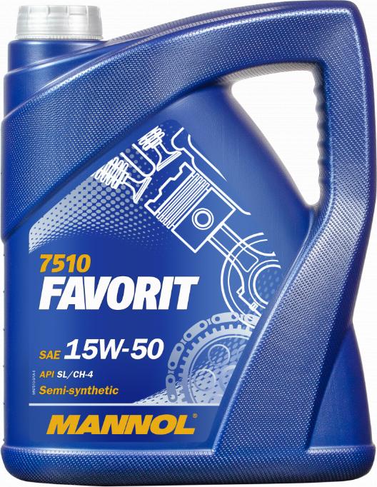 SCT-MANNOL Favorit 15W-50 - Двигателно масло vvparts.bg