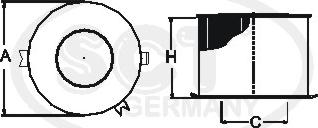 SCT-MANNOL SB 2138 - Въздушен филтър vvparts.bg