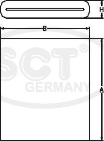 SCT-MANNOL SB 649 - Въздушен филтър vvparts.bg