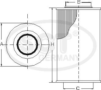 SCT-MANNOL SC 7043 P - Горивен филтър vvparts.bg