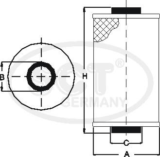 SCT-MANNOL SH 4004 - Маслен филтър vvparts.bg