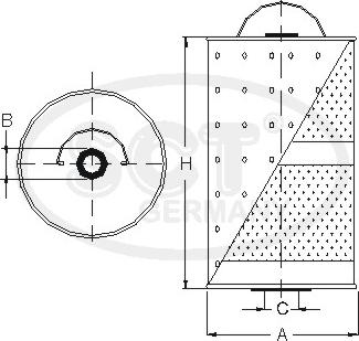 SCT-MANNOL SF 506 - Маслен филтър vvparts.bg