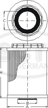 SCT-MANNOL SH 4041 L - Маслен филтър vvparts.bg