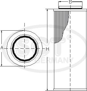 SCT-MANNOL SH 4702 - Маслен филтър vvparts.bg