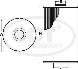 SCT-MANNOL SH 401 - Маслен филтър vvparts.bg