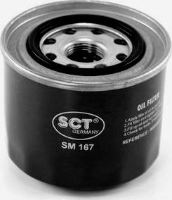 SCT-MANNOL SM 167 - Маслен филтър vvparts.bg