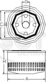 SCT-MANNOL SM 101 - Маслен филтър vvparts.bg