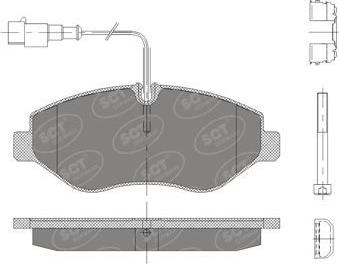 Triscan RH 2145 10 - Комплект спирачно феродо, дискови спирачки vvparts.bg
