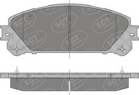 PALIDIUM T114-65 - Комплект спирачно феродо, дискови спирачки vvparts.bg